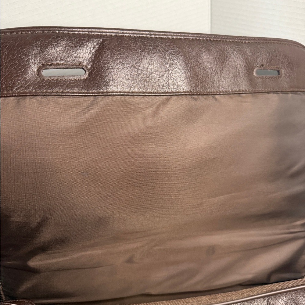 BUXTON LEATHER LAPTOP BRIEFCASE BAG - Picture 10 of 10